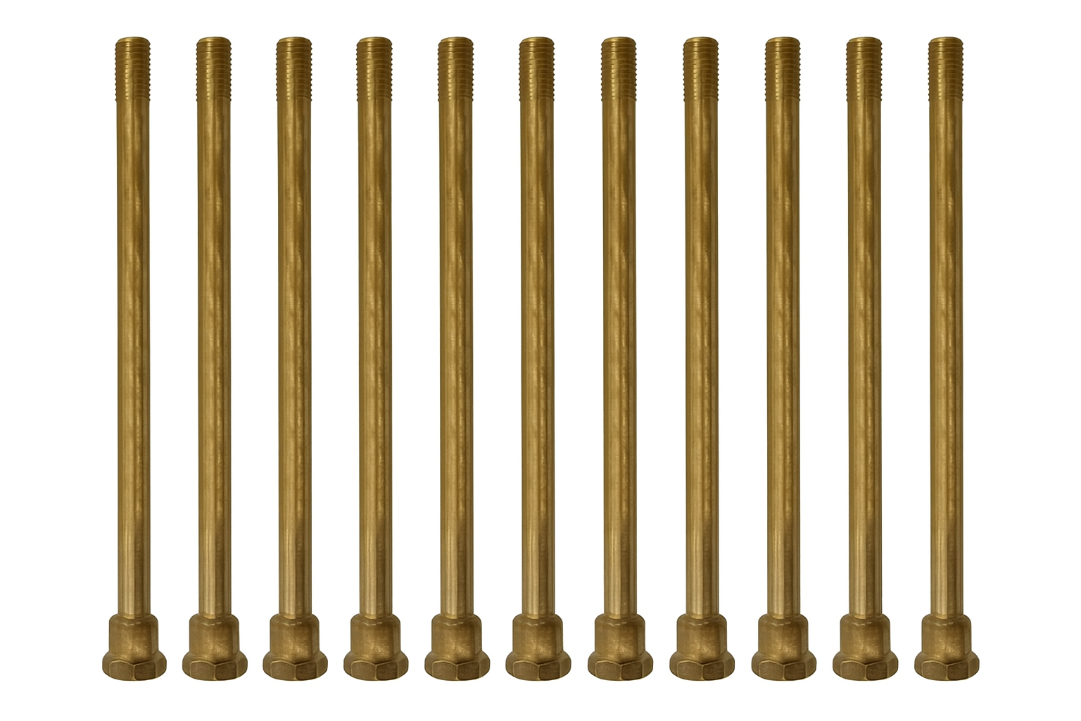 10 Peças - PARAFUSO 80MM DE LATÃO PARA ACABAMENTO DOCOL