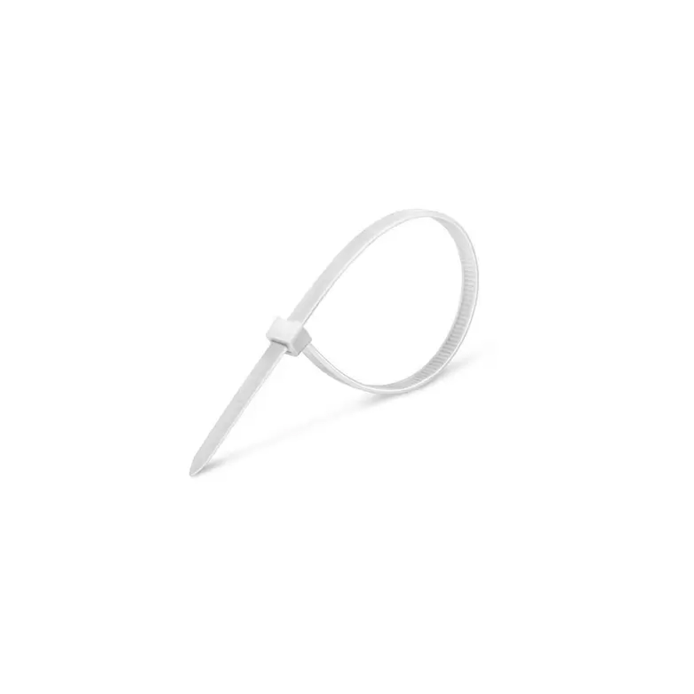ABRACADEIRA NYLON BRANCA 2,5x150 C/ 100PC FERTAK