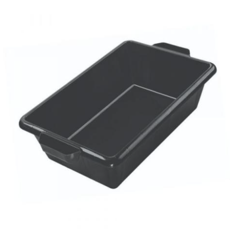 CAIXA PARA MASSA PLASTICA 18L PRETA