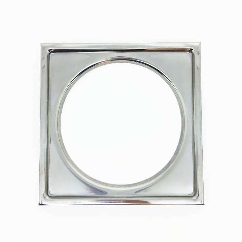 CAIXILHO INOX QUADRADO DE 10 SS METAIS