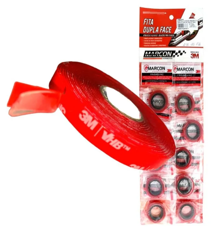 CARTELA FITA DUPLA FACE  11MMX01MT