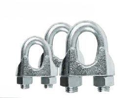 CLIPS PARA CABO DE ACO E 3/8 9,53mm PCT 50PÇ FERTAK