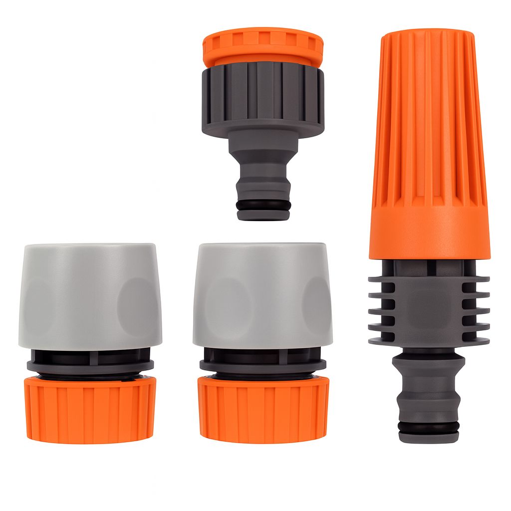 CONJUNTO PRA IRRIGACAO (1 ADAPTADOR, 2 ENGATES, 1 ESGUICHO)