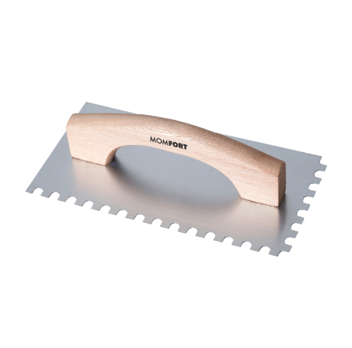 DESEMP ACO DENTADA P/ DRYWALL 48CMX12CM C/CABO DE MADEIRA MOMFORT