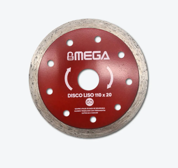 DISCO DIAMANTADO LISO 110x20 - D01 MEGA