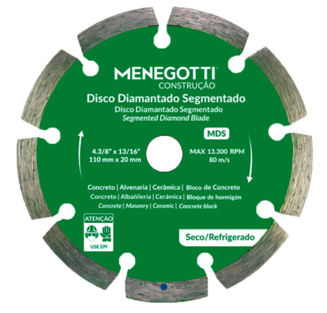 DISCO DIAMANTADO SEGMENTADO MDS 7