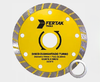 DISCO DIAMANTADO TURBO 20 X 110 MM