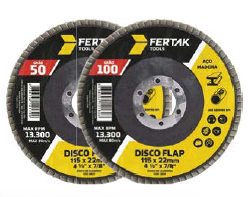 DISCO FLAP 7 GRAO 80 - 180mm FERTAK