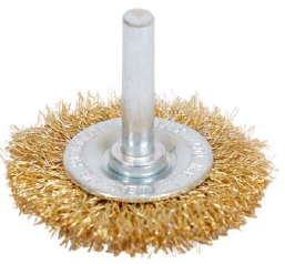 ESCOVA DE ACO C HASTE ONDULADA 50 X 8mm