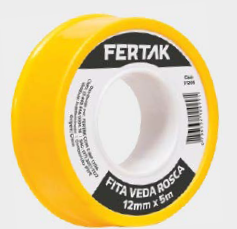 FITA VEDA ROSCA 12 MM X 10 M PCT/10