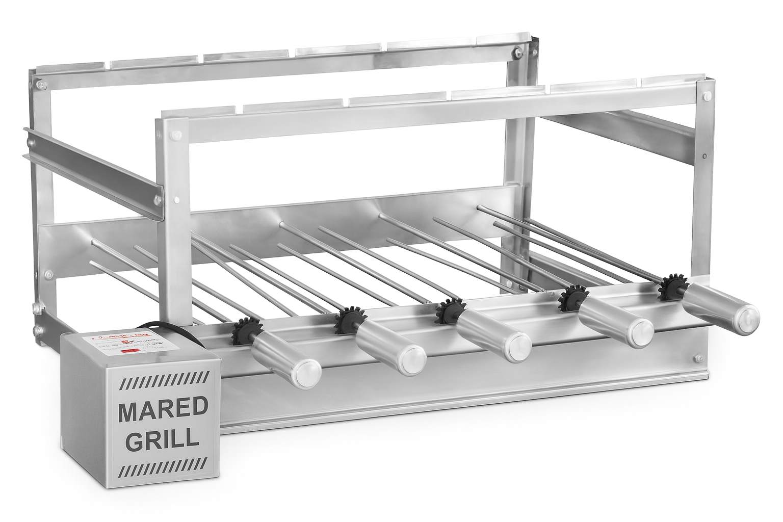 GIRA GRILL 6 ESPETO INOX ESQUERDO