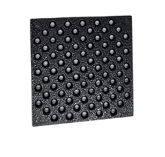 GRELHA EM ALUMINIO ANTI INSETO 20x20 PRETA SEM SUPORTE