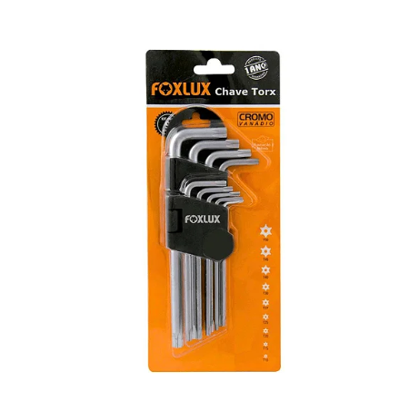 JOGO CHAVE TORX FOXLUX
