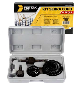 JOGO DE SERRA COPO 11PÇS FERTAK