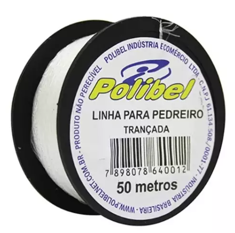LINHA PARA PEDREIRO TRANÇADA C/100m PCT C/ 12PC POLIBEL