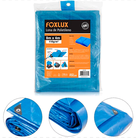 LONA DE POLIETILENO AZUL 2X2 FOXLUX