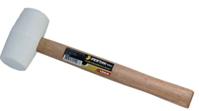 MARTELO DE BORRACHA BRANCA 60mm