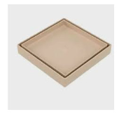 RALO OCULTO 10x10 BEGE PLASTICO
