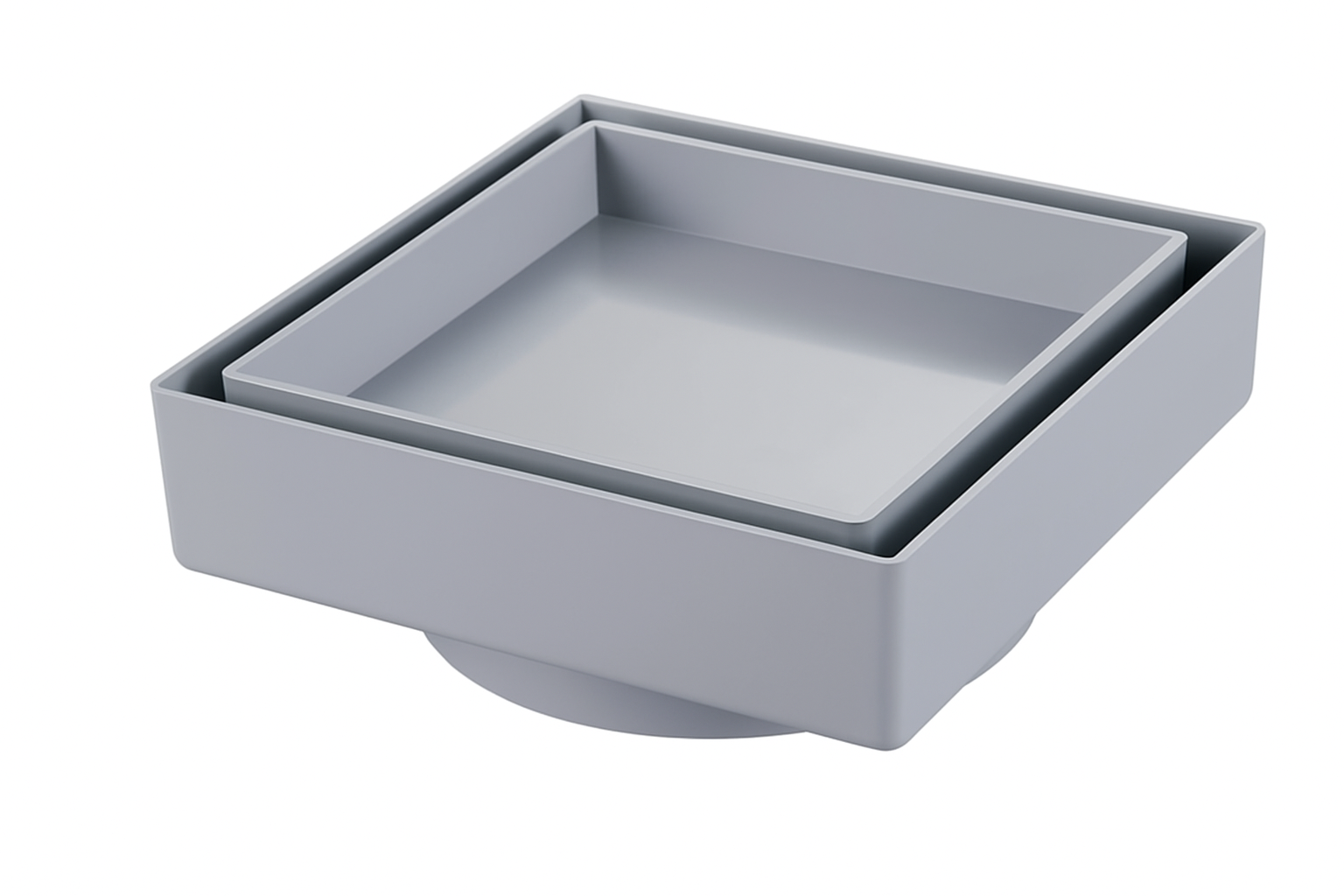 RALO OCULTO 10x10 CINZA CLARO PLASTICO