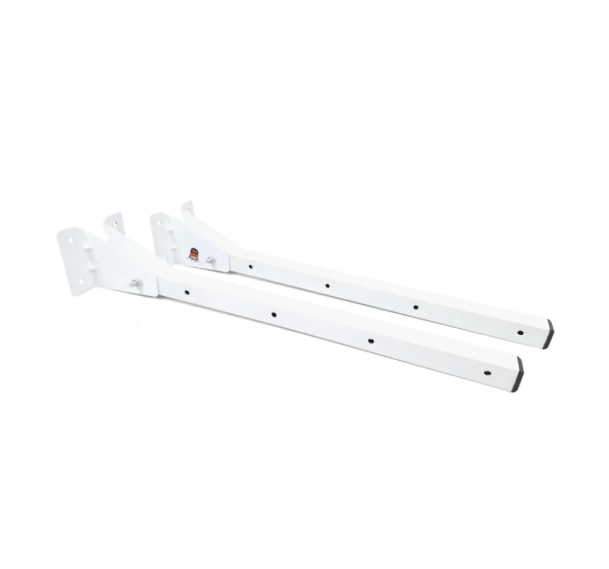 SUPORTE DE VARAL BRANCO 4 FUROS
