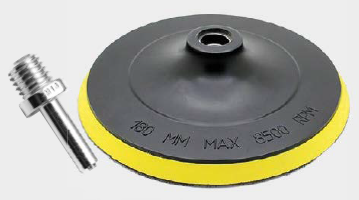 SUPORTE DISCO DE LIXA ADERENTE 115mm M14 COM ADAPTADOR FERTAK