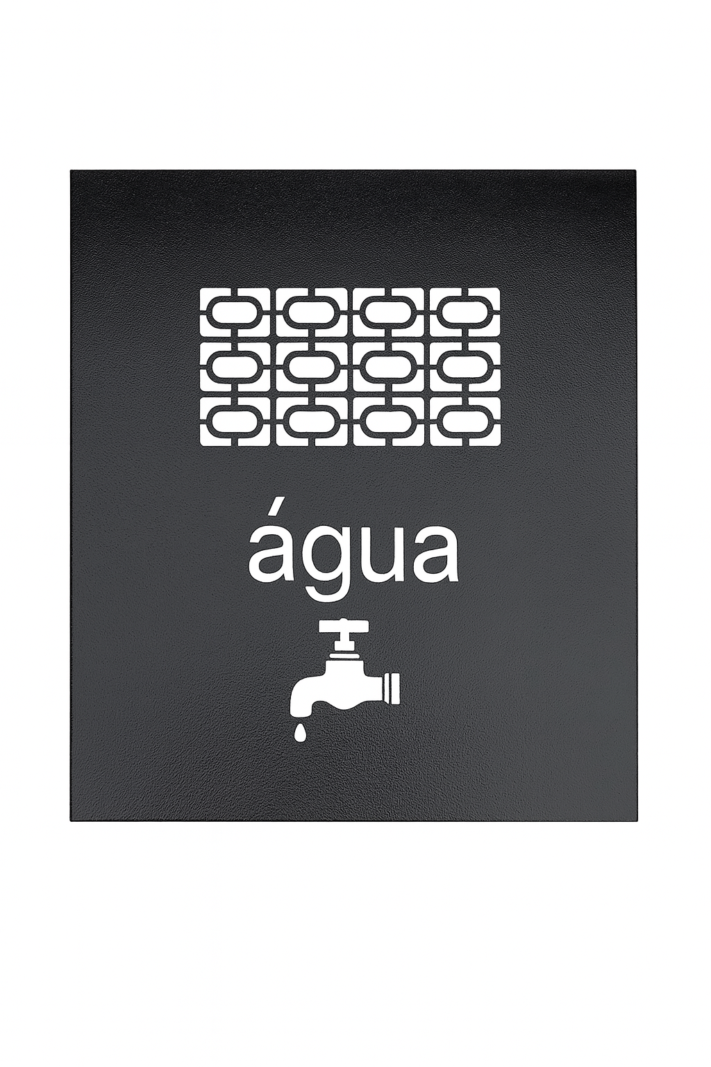 TAMPA PROTETORA DA CAIXA DO CONTADOR DE AGUA 42cmx39cm PRETA