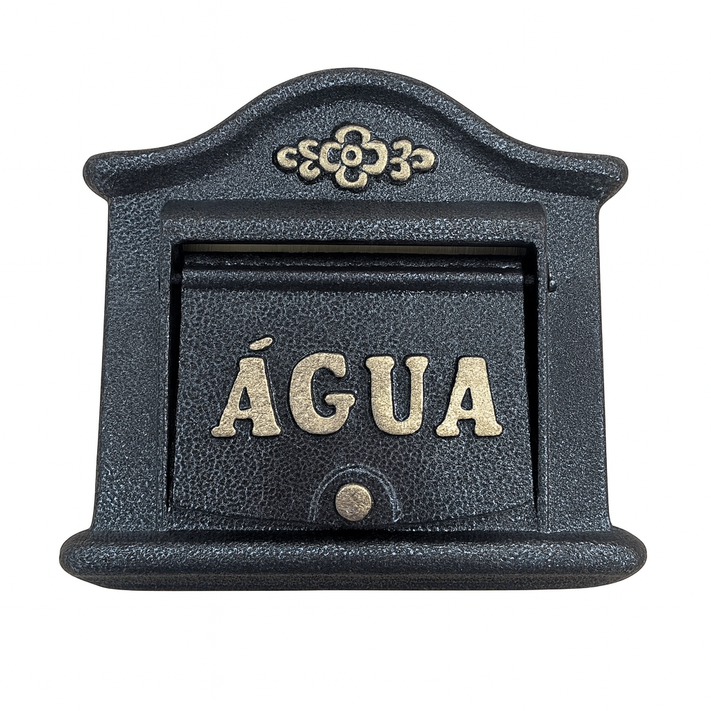 VISOR DAMA AGUA PRETA COM OURO BLISTER