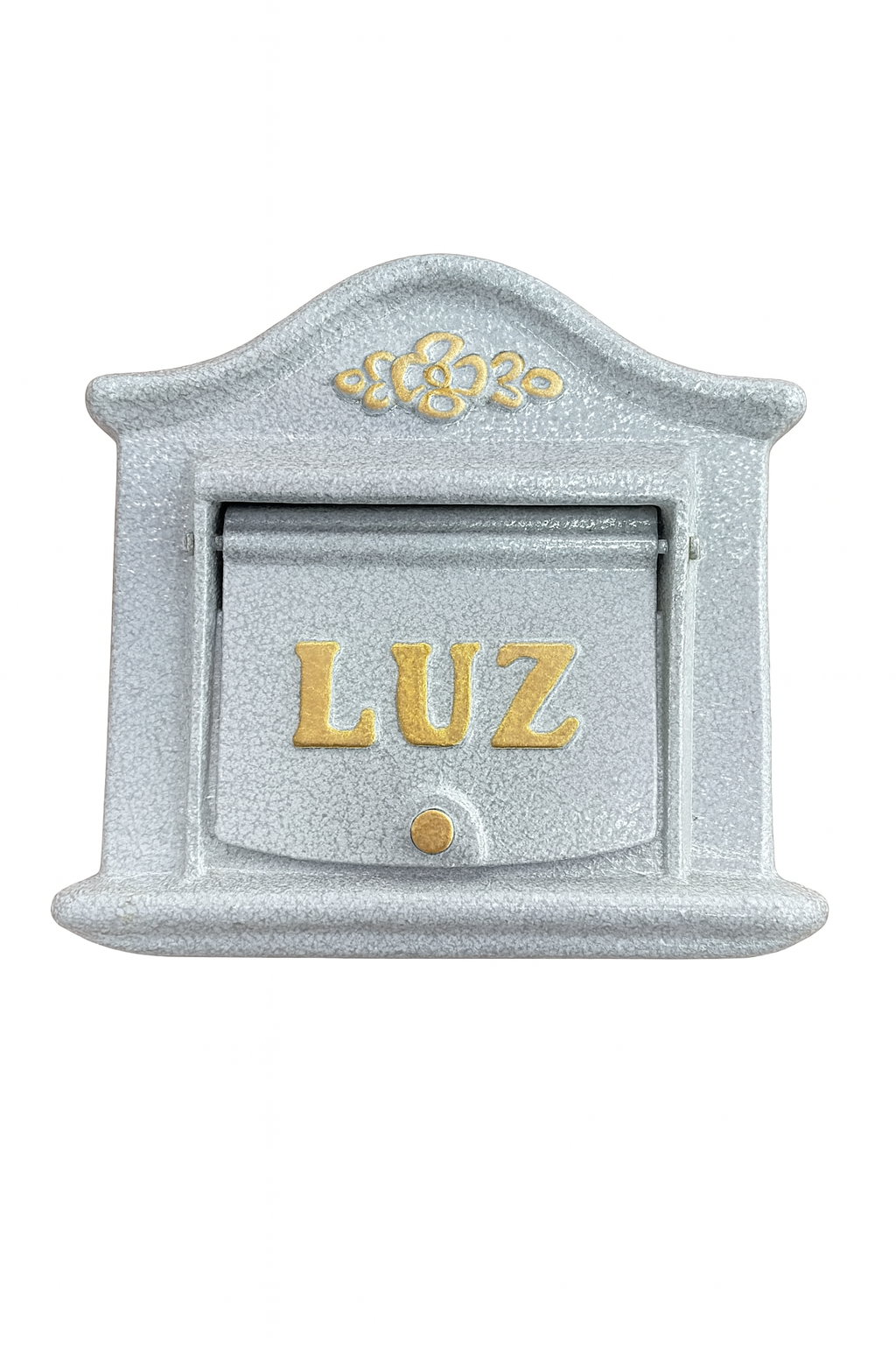 VISOR DAMA LUZ BRANCO COM OURO BLISTER