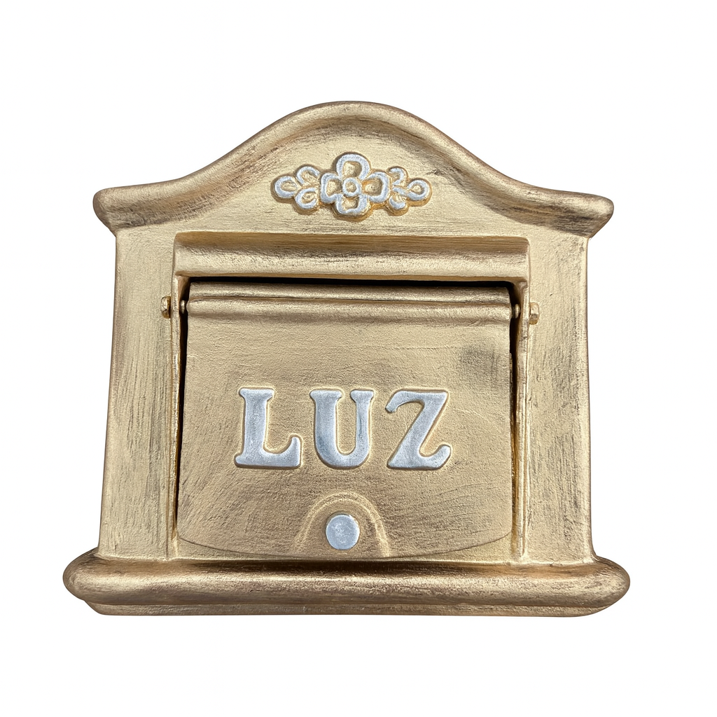 VISOR DAMA LUZ OURO COM PRATA BLISTER
