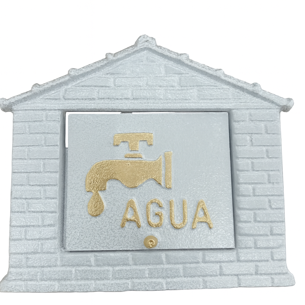 VISOR TIJ AGUA BRANCO COM OURO BLISTER.