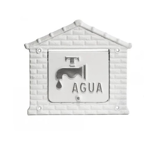 VISOR TIJ AGUA BRANCO COM PRATA BLISTER