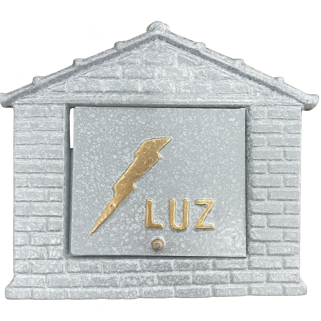 VISOR TIJ LUZ BRANCO COM OURO BLISTER
